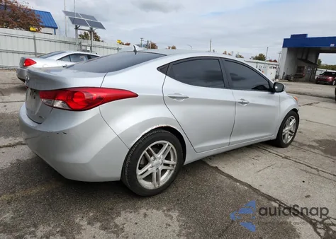 2011 Hyundai Elantra Gls из США, поврежденный, VIN KMHDH4AE7BU166468